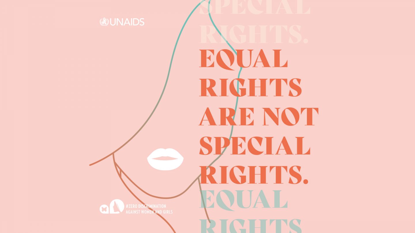“Zero discrimination against women and girls” campaign