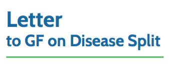 Letter to GF on Disease Split